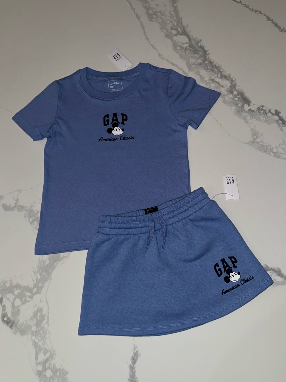 GAP Girls Disney Mickey Mouse T-Shirt and Skirt Size 4-5